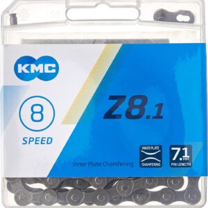 KMC DERAILLEUR CHAIN 116L Z8.1/Z51 GRY/GR