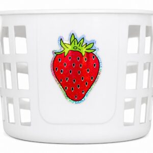12" PLASTIC BASKET W/ STRAWBERRY 50PC/BOX