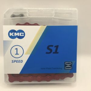 KMC CHAIN 1/2"X1/8"X112L S1 RED