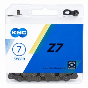 KMC DERAILLEUR CHAIN 116L Z7 7 SPD GRY