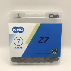 KMC DERAILLEUR CHAIN 116L Z7 7 SPD GRY