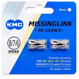 KMC MISSING LINK FOR 6/7/8 SPD(2PC/CARD)