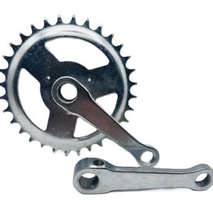 12" 3PC CRANK SET (28T), CHROME