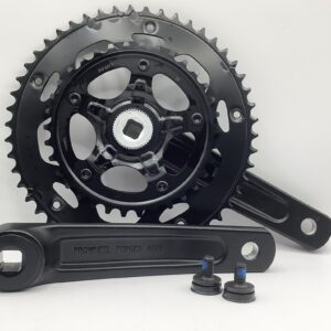 ALLOY CRANK SET 2SPD BK FOR NAPOLI 42/52T