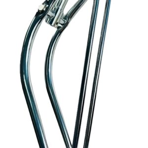 26" SPRING FORK BENT, CHROME