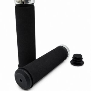 B.C LOCK ON GRIPS 125MM BLACK