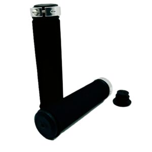 B.C LOCK ON GRIPS 125MM BLACK
