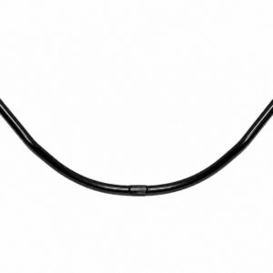 ROUND B.C. HANDLEBAR MED. SINGLE STEM JR95, BLACK