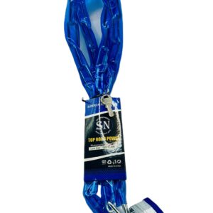 CHAIN LOCK BLUE W/PAD LOCK 72"X5MM 10/BX