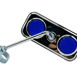 RECTANGULAR MIRROR BLUE  10PC/BX