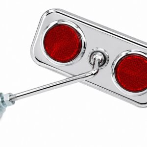 RECTANGULAR MIRROR RED 10PC/BX
