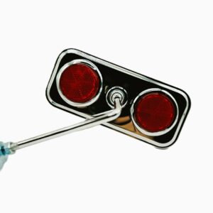 RECTANGULAR MIRROR RED  10PC/BX