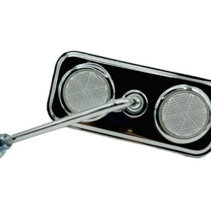 RECTANGULAR MIRROR WHITE  10PC/BX