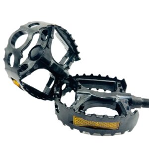 BEAR TRAP BMX ALLOY PEDAL W/REF.1/2" BK