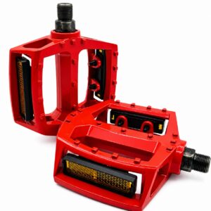 ALLOY BMX PEDAL 9/16" RED 50PC/BOX