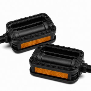 16" PLASTIC PEDAL BLACK 1/2"