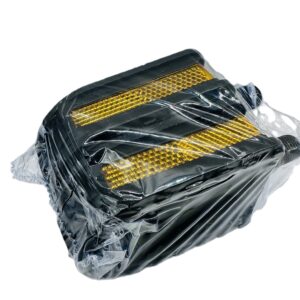 16" PLASTIC PEDAL BLACK 1/2"