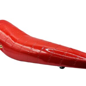 20" VINYL BANANA SEAT RED/SPARKLE 24/BX