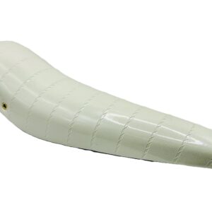 20" VINYL BANANA SEAT WHITE/SPARKLE 24/BX