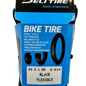 26 x 1.95 ALL BLACK S614 FLEX DELI TIRE