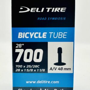 DELI TUBE 700 X 25/28C A.V 48MM