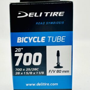 DELI TUBE 700 X 25/28C F.V 80MM