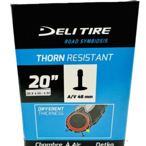 Deli H.D. 20 x 4.00/4.50 A.V. 48mm Thorn Resistant Tube