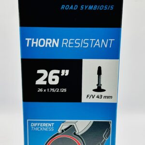 DELI H.D. 26 x 1.75/2.125 F.V. 43mm THORN RESISTANT TUBE