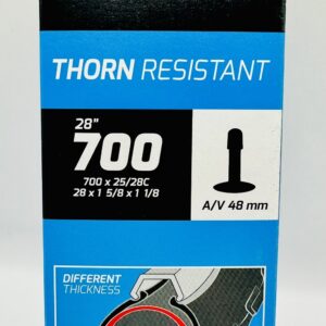 DELI H.D. 700 X 25/28 A.V 48MM THORN RESISTANT TUBE