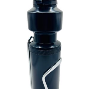 WATER BOTTLE ALLOY CAGE BLACK