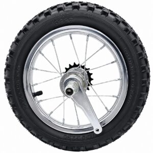 12" STEEL WHEEL COASTER W/TIRE&TUBE