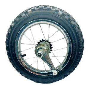 12" STEEL WHEEL COASTER W/TIRE&TUBE