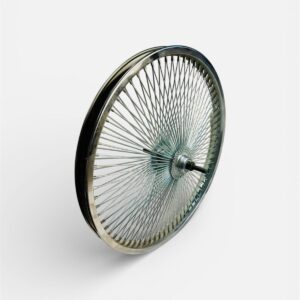 20 x 140 SPOKE STEEL REAR WHEEL 80G