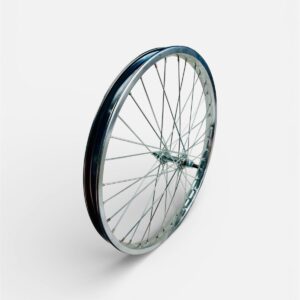 24 X 2.125 STEEL FRONT WHEEL 105G