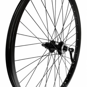26 x 1.75 ALLOY REAR WHEEL CASSETTE DISC BK