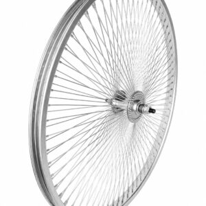 26 X 140 SPOKES STEEL FRONT WHEEL 80G