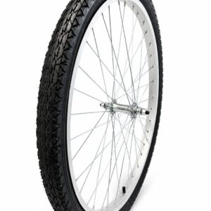 26 x 2.125 ALLOY FRONT WHEEL 12G BK/SL