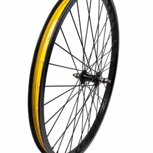 26 x 2.125 ALLOY WHEEL FRONT BK/BK SPOKES