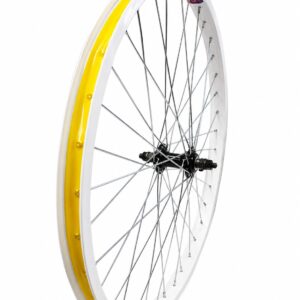 26 x 2.125 ALLOY FRONT WHEEL 12G WHITE