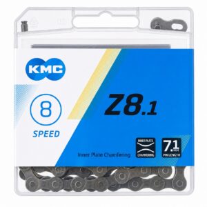 KMC DERAILLEUR CHAIN 116L Z8.1/Z51 GRY/GR