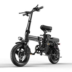 14" Folding E-Bike, "A9 STAR" 500w 48V, 15Ah, w/passenger seat