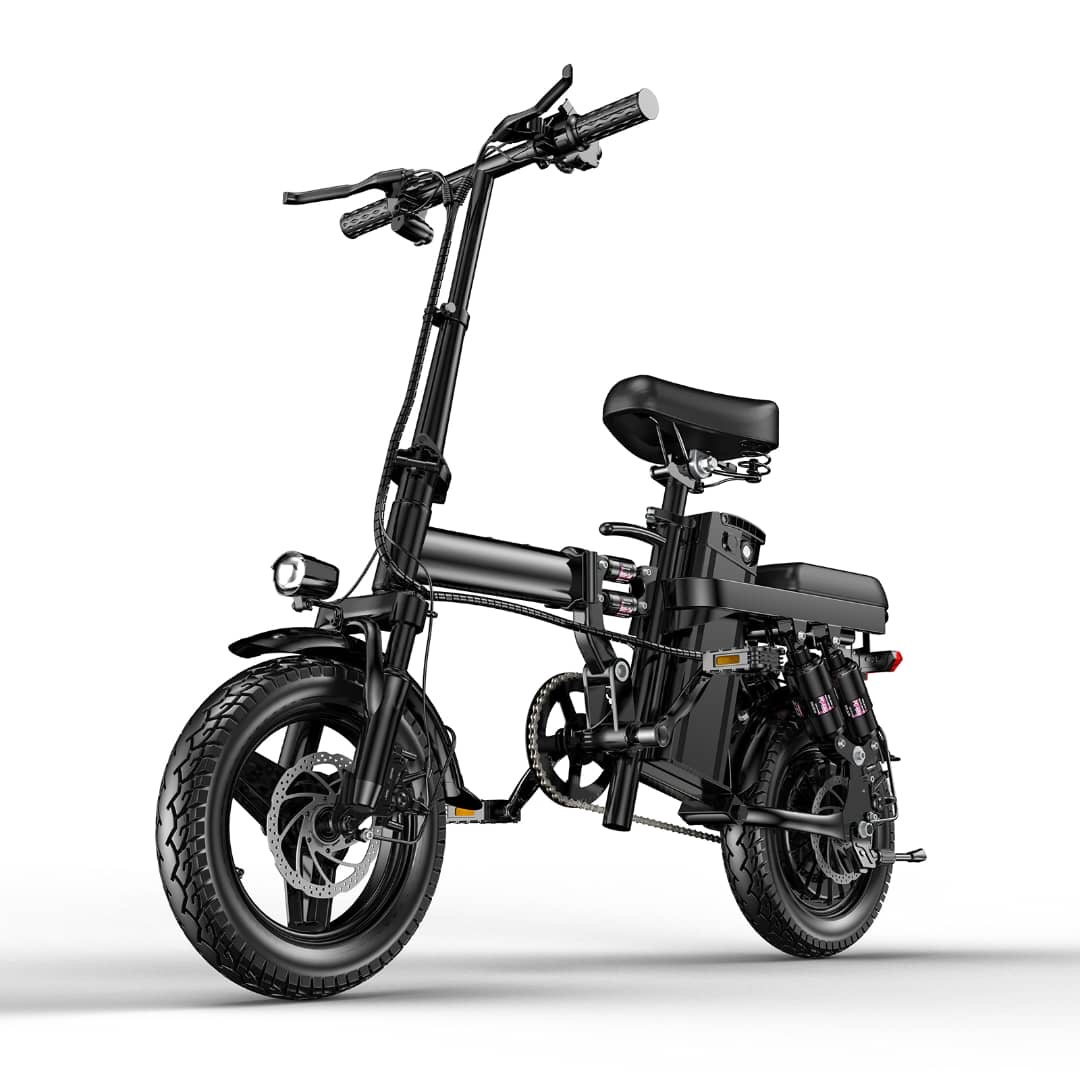 14" Folding E-Bike, "A9 STAR" 500w 48V, 15Ah, w/passenger seat