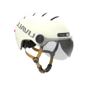 LIVALL SMART HELMET w/REMOVABLE GOGGLE (FALL DETECTION, SMART LIGHTING, BRAKE WARNING)