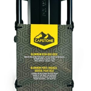 Capstone Q.R. Alloy Rear Bike Rack - Black