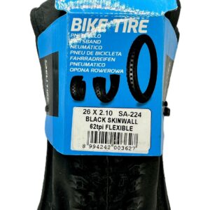 26 x 2.10 FLEXIBLE 'SKINWALL' DELI TIRE, BLACK