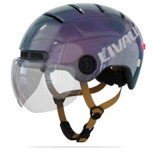LIVALL SMART HELMET w/REMOVABLE GOGGLE (FALL DETECTION, SMART LIGHTING, BRAKE WARNING)