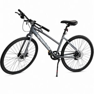 700c METRO STEP THRU ALLOY HYBRID, 8spd, GREY
